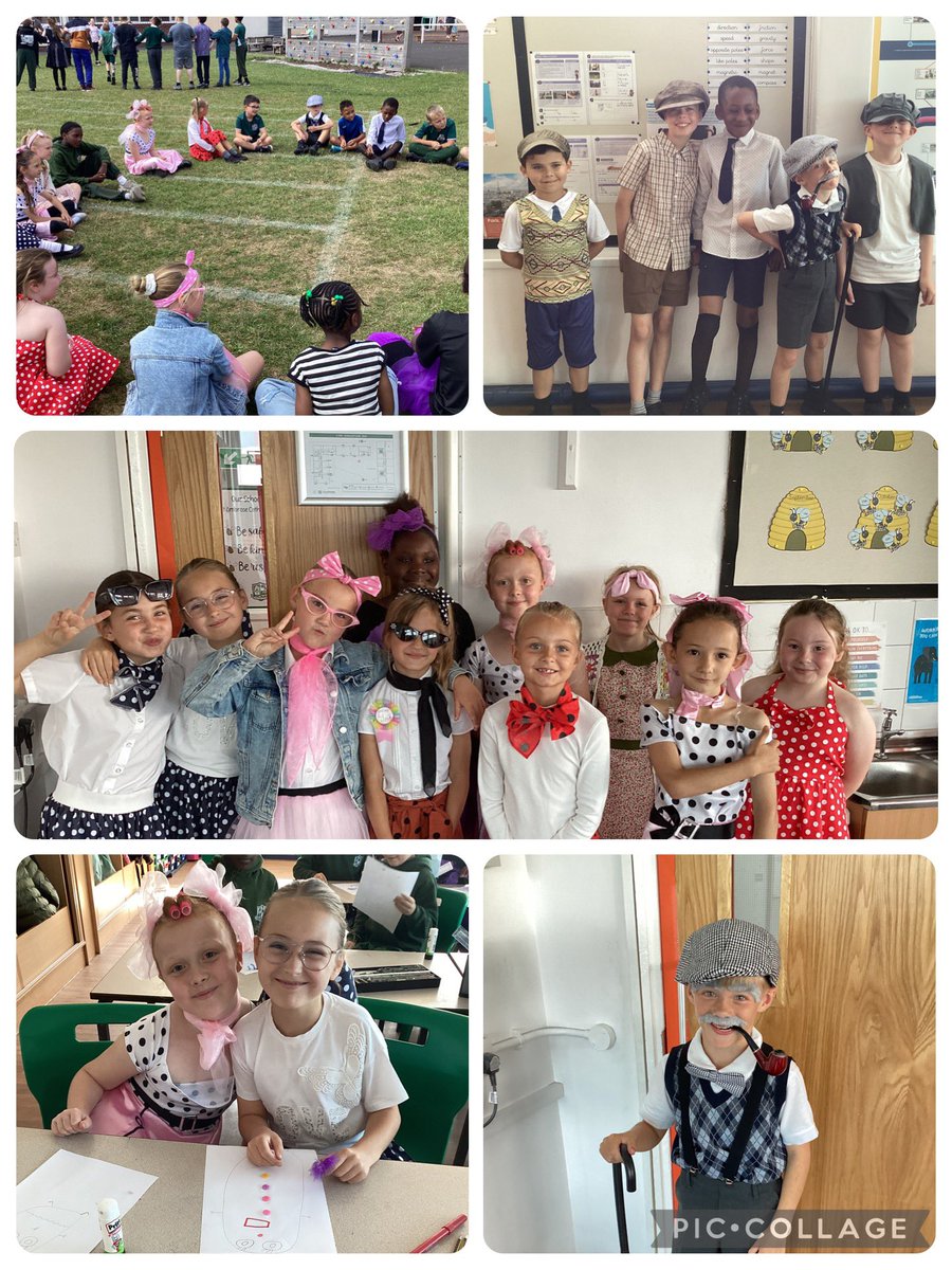 We had a blast stepping back in time celebrating 1955. We loved dressing up and playing games with our families 💚 🐝