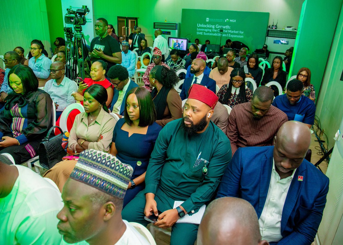 ngxgrp's tweet image. SME owners, market operators, and ecosystem players gathered to explore capital market opportunities and practical strategies for sustainable growth.

Swipe through for more highlights from the day 

#ngxboismeworkshop #smeworkshop