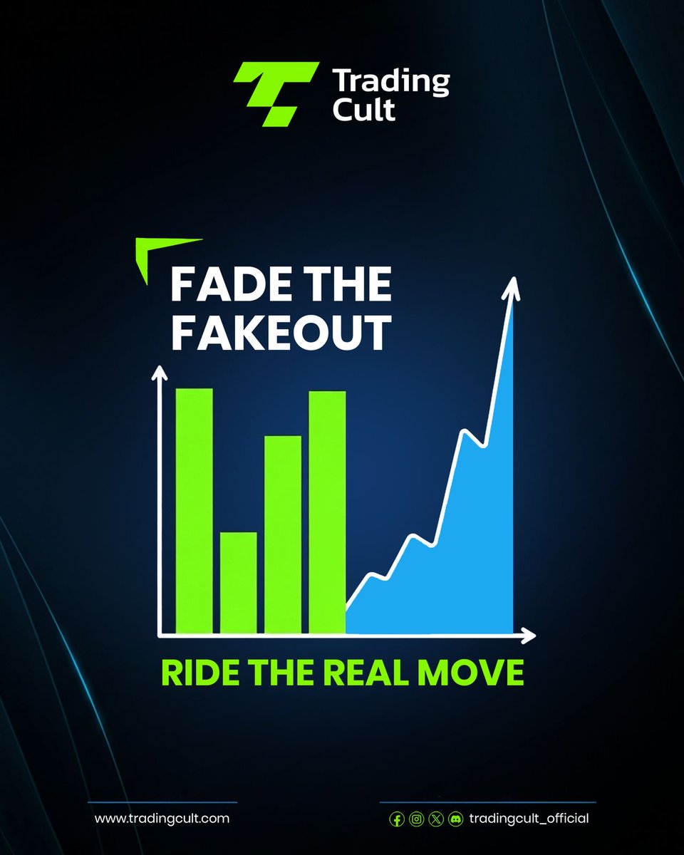 trading_cult's tweet image. The Asian Fade is back.
✅ Works best on Monday–Tuesday
✅ Low volatility → fake breakout → London reversal
✅ Tight stop, high R:R
Master it before the next session opens.📉 

Save this strategy. Try it on demo! tradingcult.com

#TradingCult #StrategyOfTheWeek…