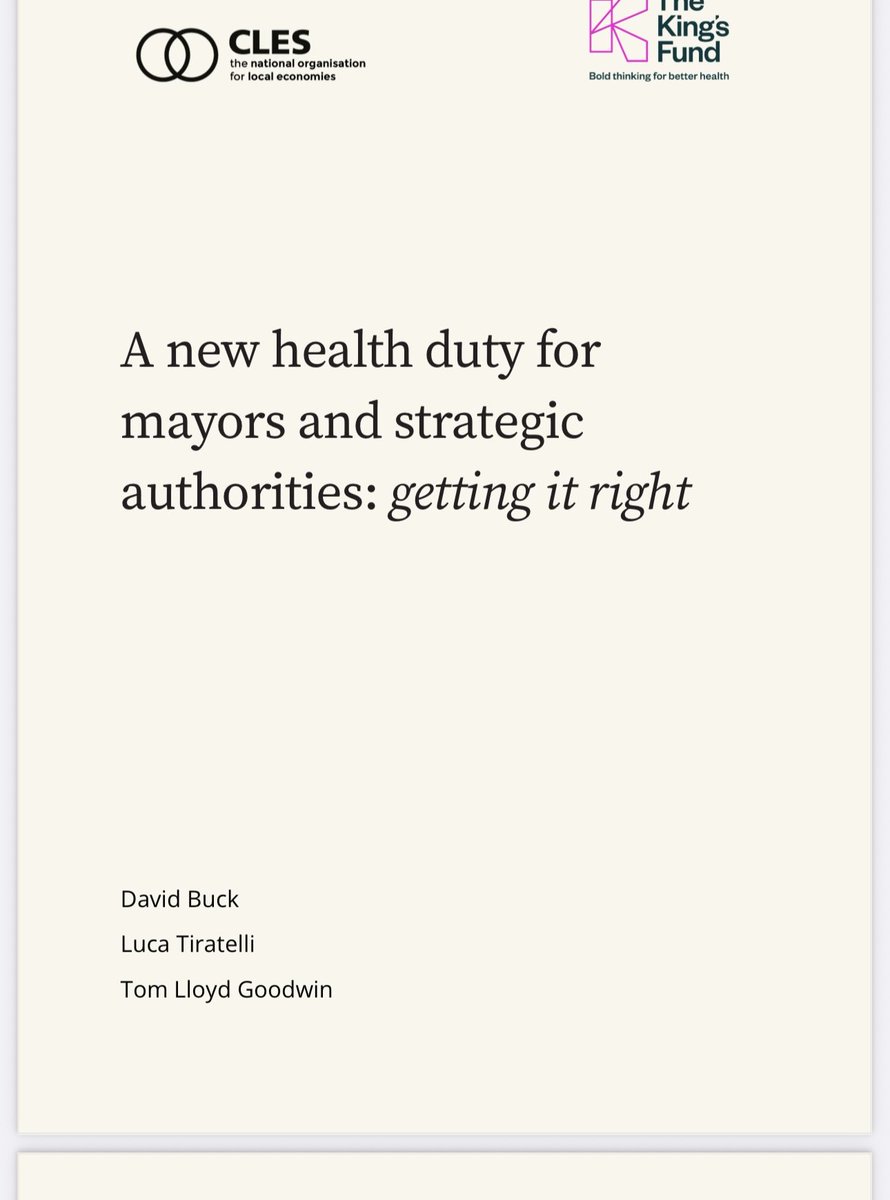 DebiEvansMatron's tweet image. A new HEALTH DUTY FOR MAYORS
What’s this all about? Aaaah yes #DEVOLUTION & 15min cities.
They’re not wasting time the net is tightening U.K. 🇬🇧
cles.org.uk/wp-content/upl…
