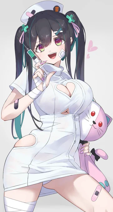 メイちゃんお誕生日おめでとう これは趣味の病みナース #朝星メイ画