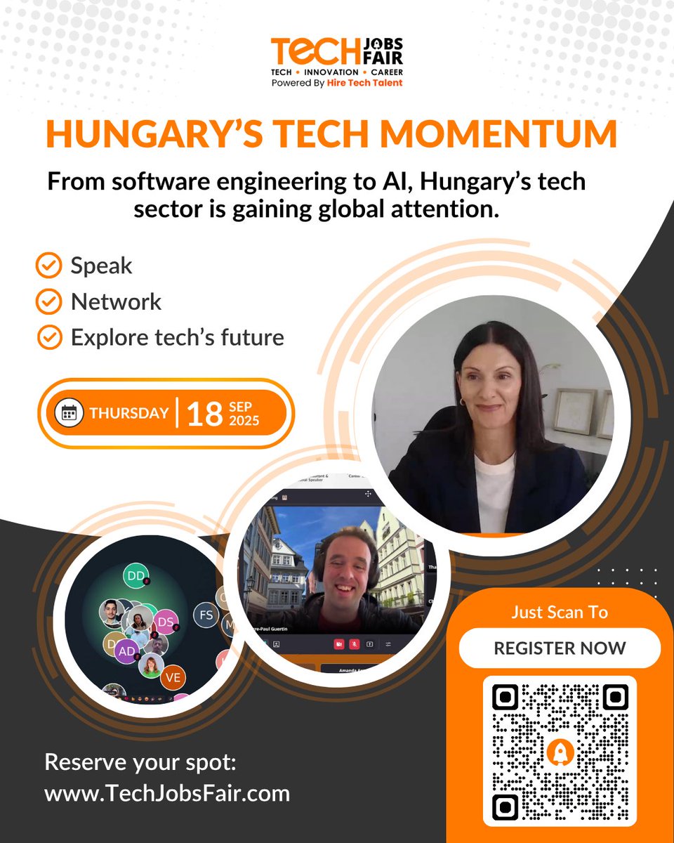 techjobsfair's tweet image. 🇭🇺 Hungary’s tech scene is scaling fast and so is the race for talent. 🚀

From startup growth to digital shifts, we’re highlighting key trends &amp;amp; smart hiring tips to help you stay ahead
📊 Insight meets action are you ready?

#TJFHungary #TechGrowth #HungaryTech #TechJobsFair