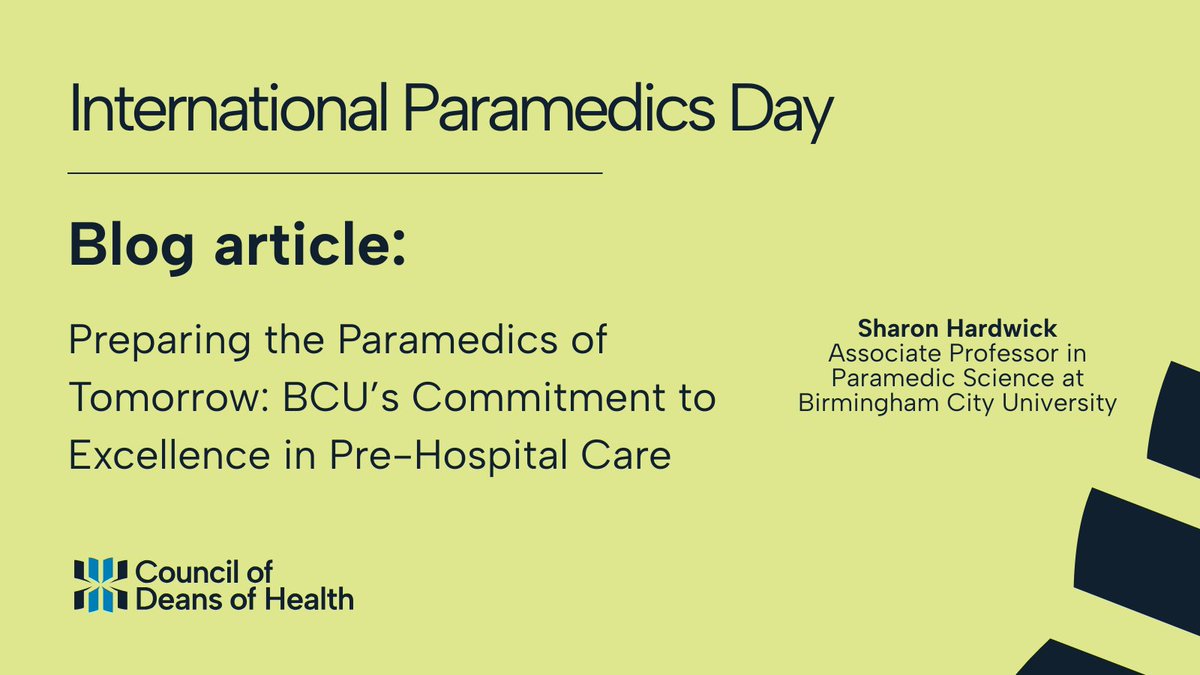 Council of Deans of Health tweet media