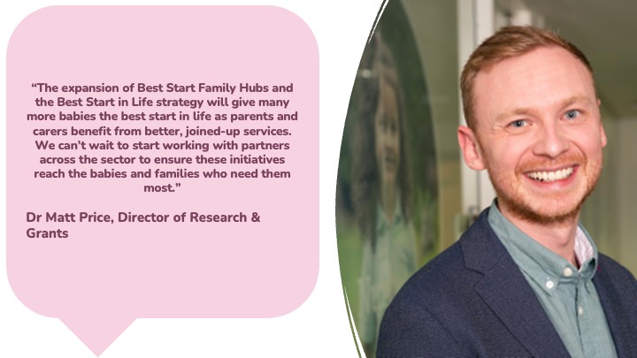 We're beyond thrilled to be welcoming the expansion of Best Start Family Hubs and the Best Start in Life strategy. Both will benefit millions of parents, carers and babies across the country for years to come. #1001CriticalDaysFoundation #1001CriticalDays #Babies #BestStart