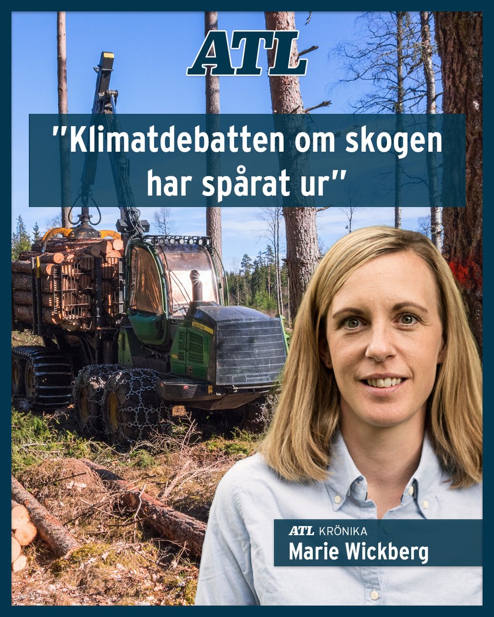 🌲 ”Det ska utarbetas hållbarhetskriterier, avverkningsnivåer ska regleras och varenda fiber ska vara spårbar. Samtidigt fortsätter Europa att importera rysk fossilgas i stor skala”, skriver Mellanskogs Marie Wickberg.

👉 atl.nu/klimatdebatten…