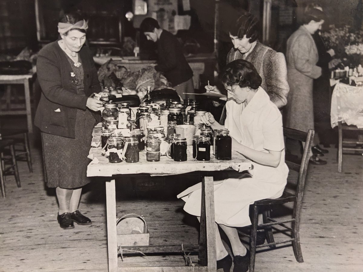 BucksArchives's tweet image. We've just found this charming photo of some produce judging at a local show in Iver! We're very happy to help with this today if anyone has any jams, pickles, or chutneys they want to post to us.