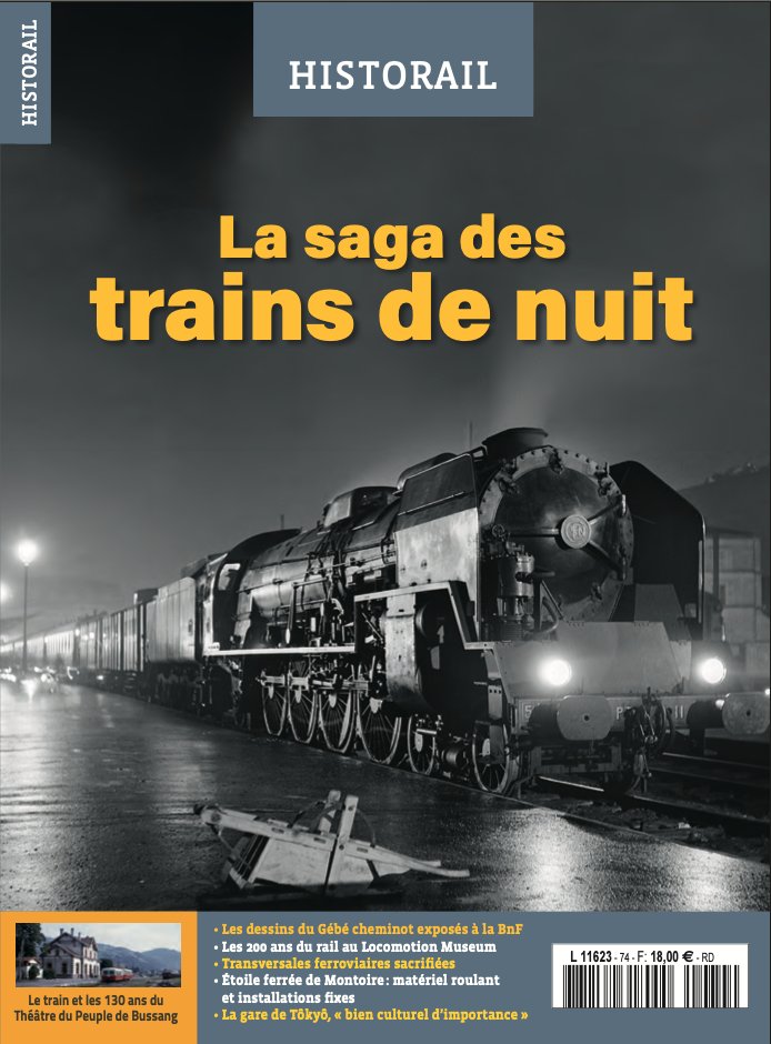🔥Le dernier Historail sur les trains de nuit est sorti ! ➡ laviedurail.com/magazines-arch…

#traindenuit