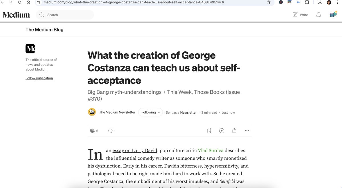 Thanks <a href="/Medium/">Medium</a> newsletter for the shoutout to #thisweekthosebooks medium.com/blog/what-the-…