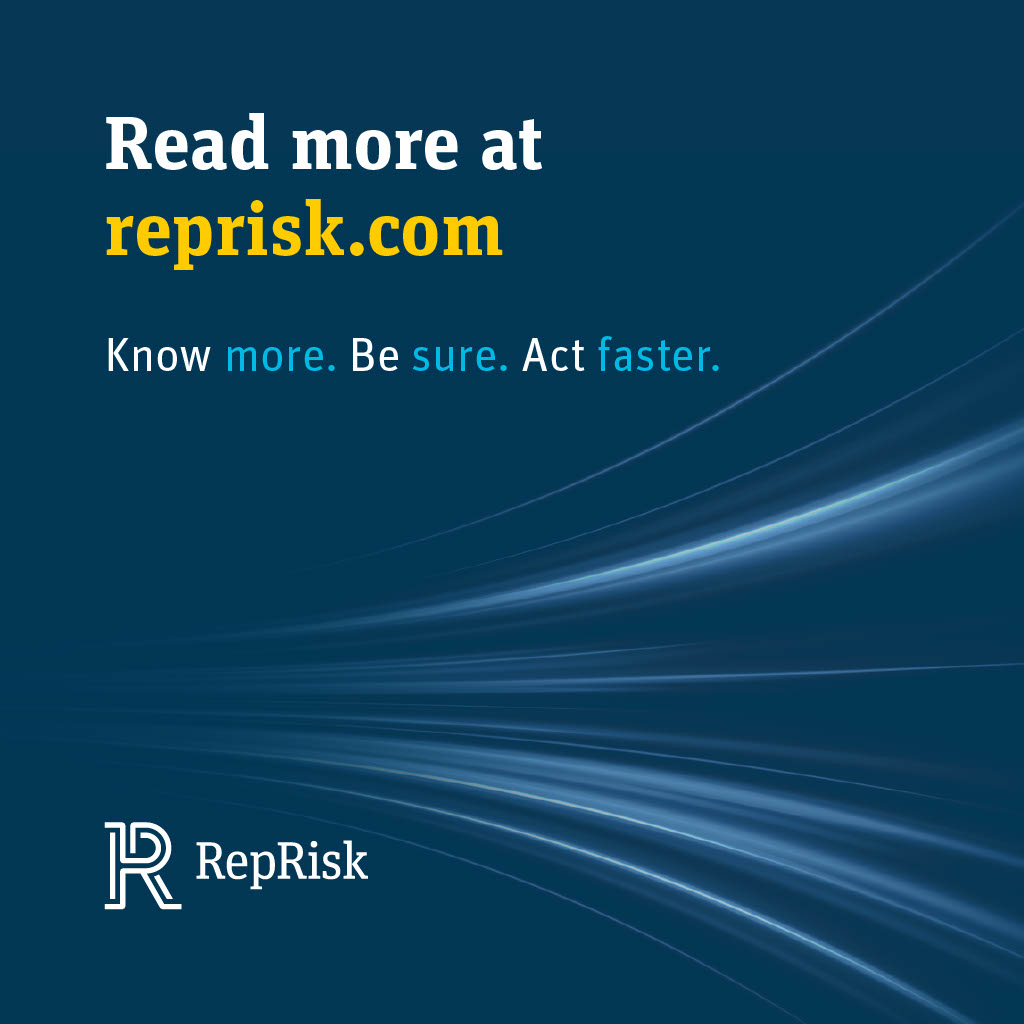Just released: Our RepRisk Insights report on supply chain risks – with a spotlight on the fashion industry. 👉 Explore the results and read the report: reprisk.com/insights/news-… #SupplyChainRisks #Sustainability