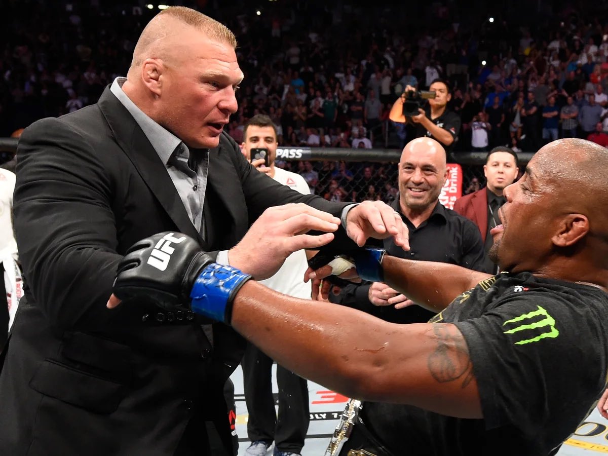 on this day 7 years ago, Daniel Cormier called out Brock Lesnar, who accepted the fight and almost brawled with DC in the cage

we then never heard about this fight ever again