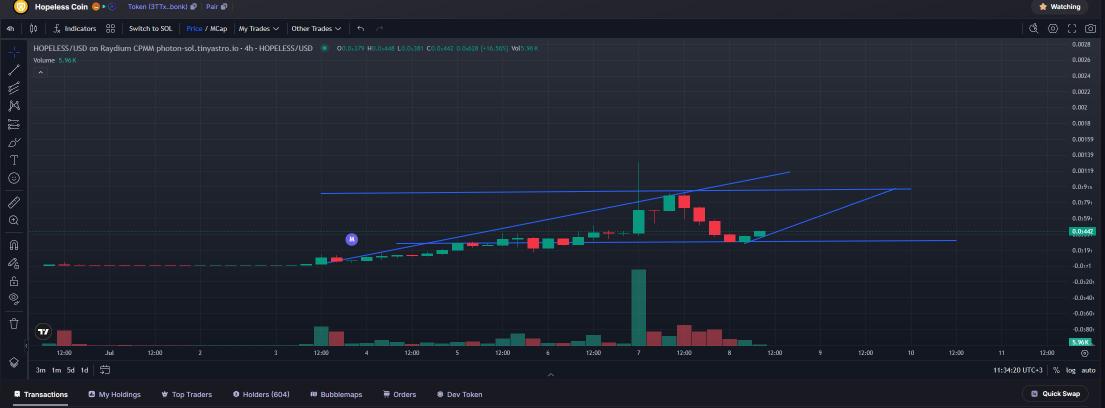 gameboy1412's tweet photo. @_Shadow36 Fading the crowd = alpha 😤
That’s why I’m locked in on #HOPELESS 💀 king 

While CT chases hype,
I’m riding the meme that was born in pain,  Built different.

#HopelessCoin #FromHopelessToHope 
Ca : 
3TTxEJeJJTpGUMaMAgZChXDkEbMwV9hhmQKaxgMobonk https://t.co/XmoC6l2ysD