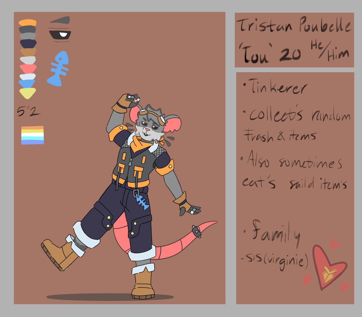 #Crittersheroclub #SmilingCrittersAU #smilingcriters #Touille

Experiment 1439, Jack Davis
I can't find much about 1439, most I can is that his sister is a fashion model, but they don't seem to be in contact. Regardless he still seems to have the interesting diet he always had.