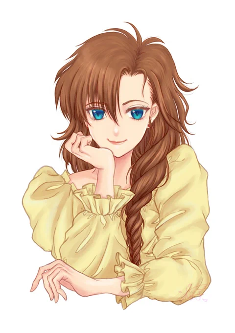 レディオス・ソープ 札幌FSSミーティングII用に描いた新作絵です #ファイブスター物語 #FSS_jp #札幌FSSミーティング