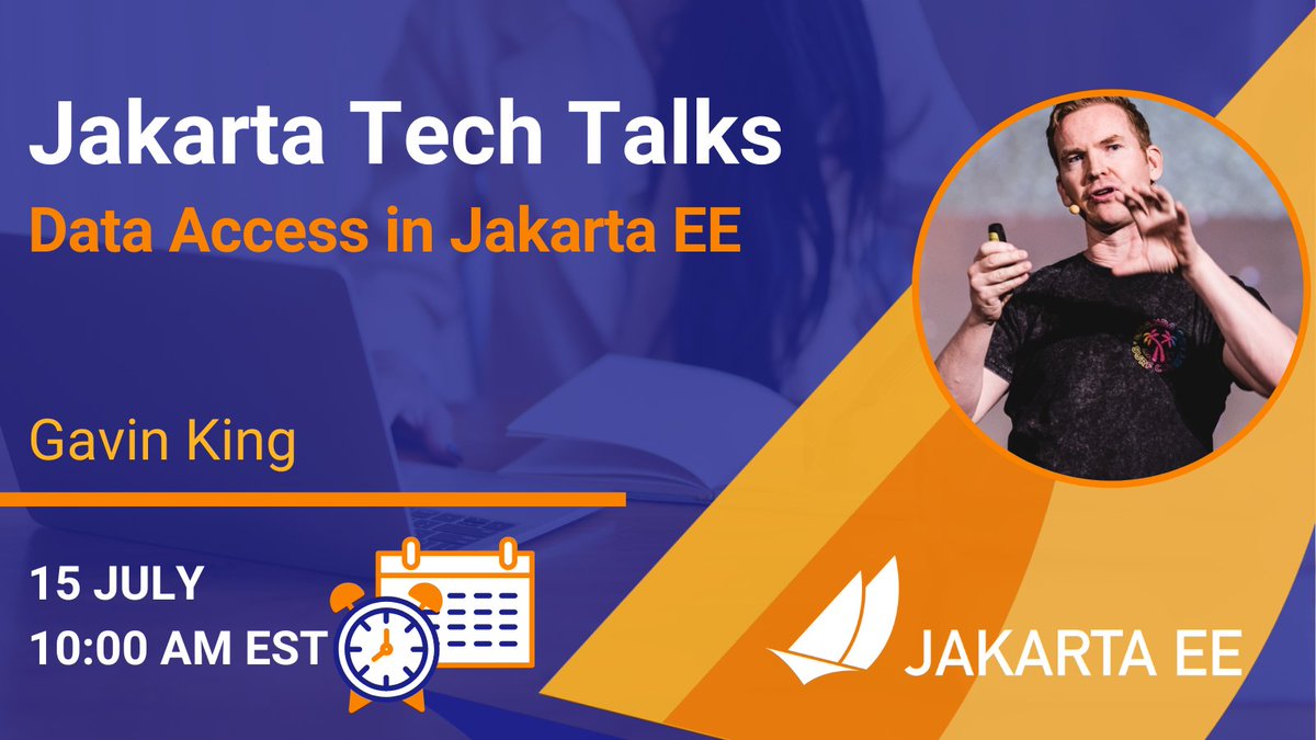 JakartaEE's tweet photo. 1 WEEK until @1ovthafew's presentation on Data Access in Jakarta EE. Register here: https://t.co/8DdjVaE9LW
 #JakartaEE #opensource #CloudNativeJava https://t.co/koOJ5XDNBF