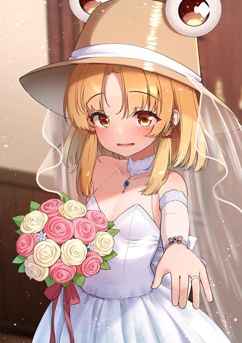 リクエストの花嫁諏訪子さま!! 「幸せにしてねっ」