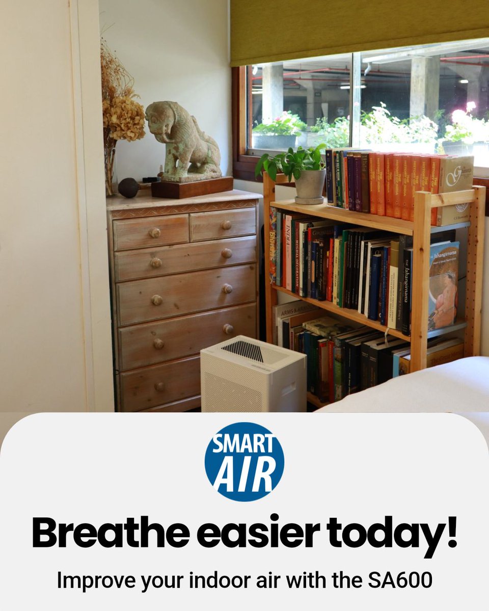 SmartairUk's tweet image. Did you know better air quality boosts health, mood, and productivity? The SA600 stands as the unsung hero in homes and offices.
Discover how clean air can make a difference in your life.
🛍 bit.ly/3ZyY7iD
