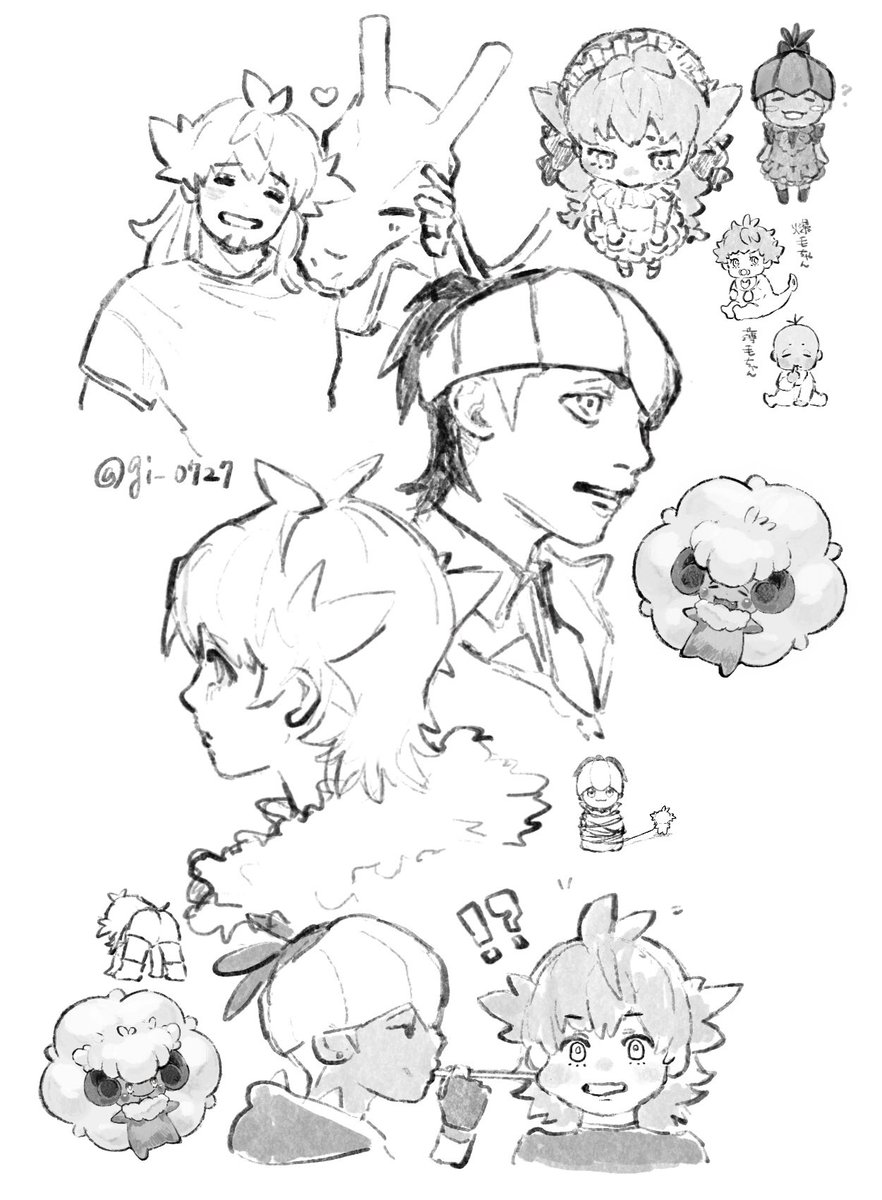 疲れていた時の落書き