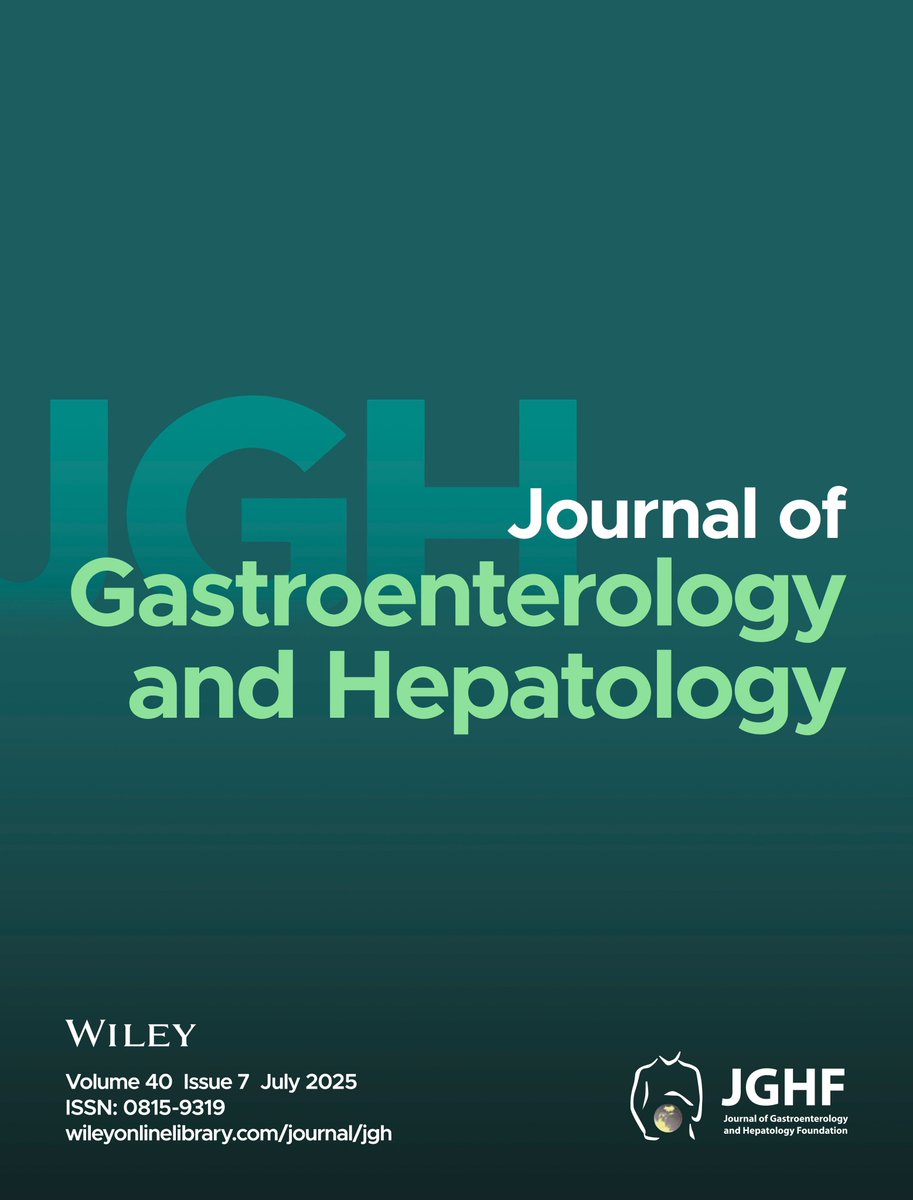 Check out the July issue of the Journal of #Gastroenterology and #Hepatology 📗 

❇️ Second Pass in the Right Colon with NBI
❇️ Risk of HCC after HBsAg Seroclearance
❇️ PCAB on UGIB of Patients with DAPT
❇️ Timing of Colon Surgery after SEMS

And more 🔗 onlinelibrary.wiley.com/toc/14401746/2…