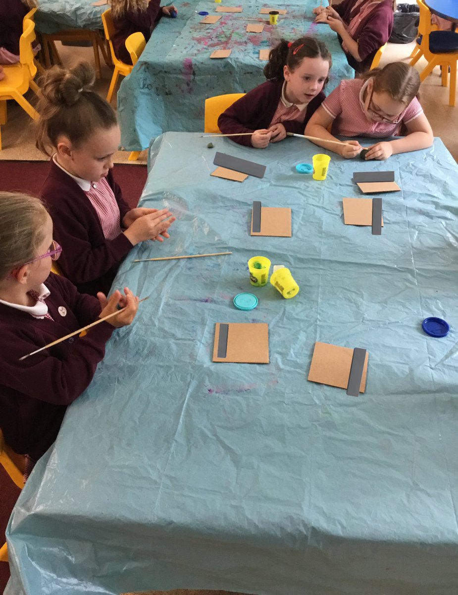 Y2_CTK's tweet photo. Using Play-Doh to practise lots of sculpting techniques before moving on to clay! https://t.co/M7Gw7Knl8u