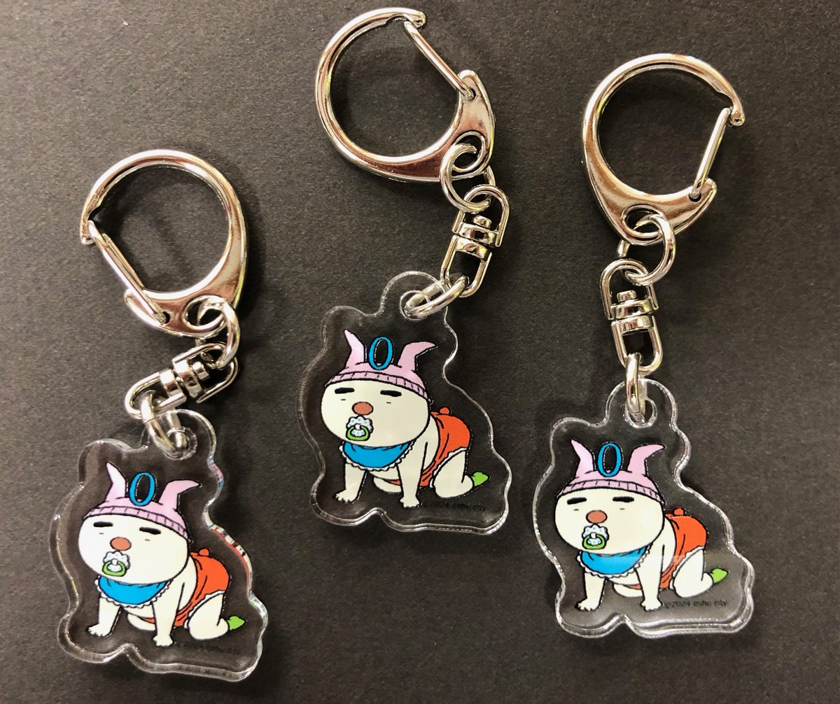 くじ引きの景品の👶赤ちゃんたろうアクキー（今のところ非売品です）が