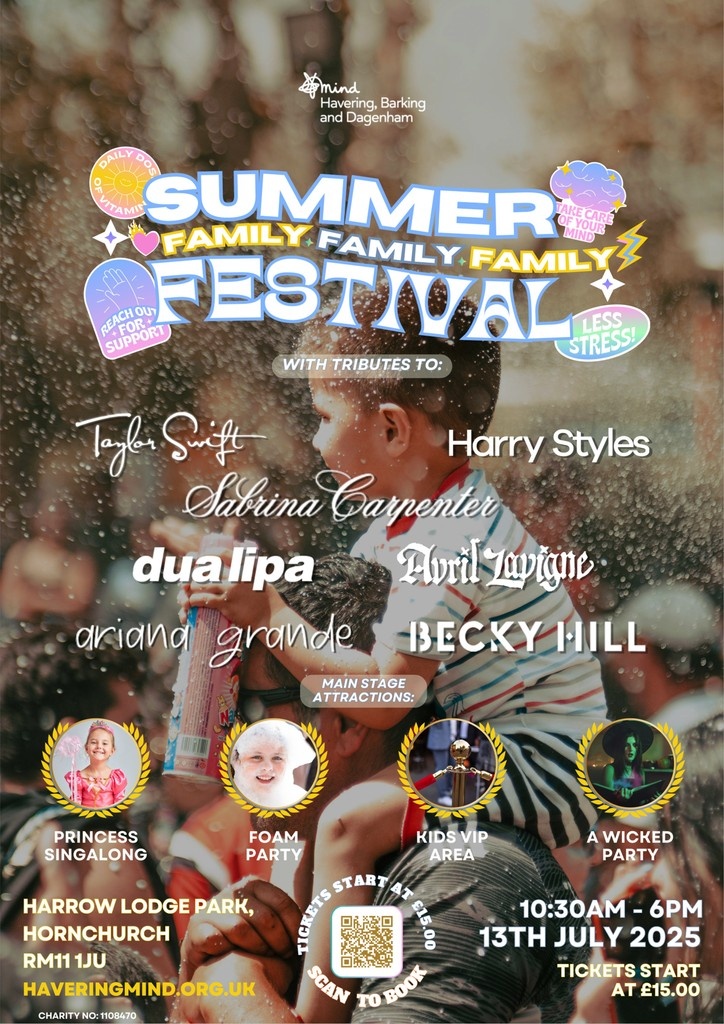 Havering's Big Summer Festival is this Sunday, 13th July 2025, and we will be there.

Come to speak to us about your goals for 2025-26. We also have some great goodies for everyone we speak to and registers their interest in a course 🎁😄.

#havering #adultlearner #essexfest