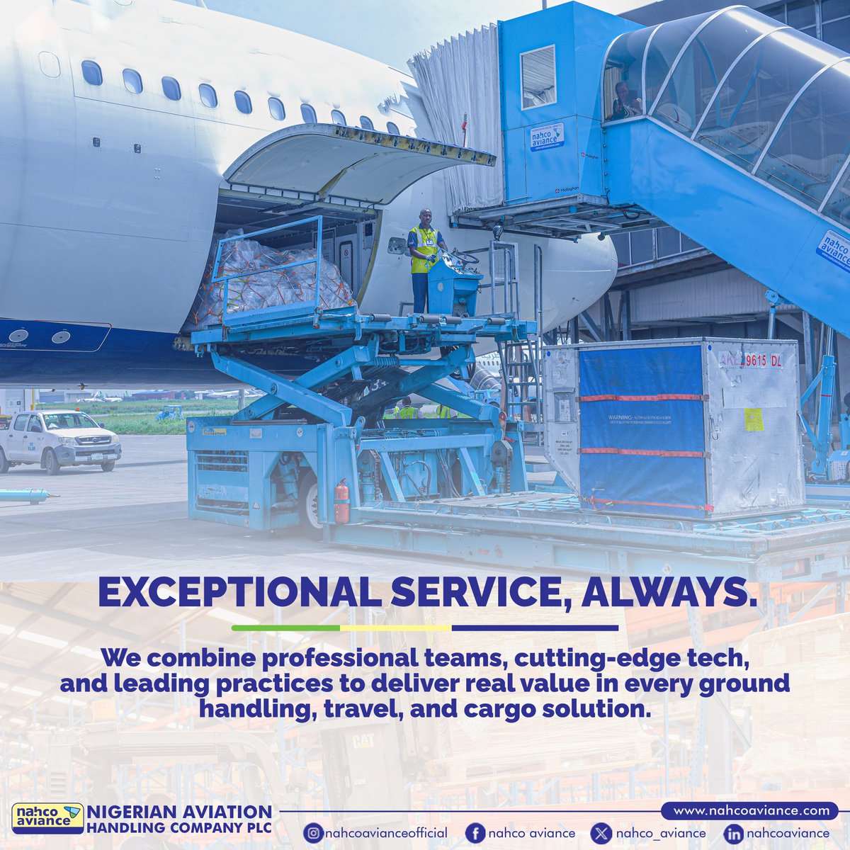 nahco_aviance's tweet photo. We focus on providing seamless ground, passenger, and cargo support to ensure your interactions are as effortless as possible. Experience the difference our specialized services make. Contact us today!

#aviationmadeeasy #seamlessservice #effortlessaviation #groundhandlingexperts https://t.co/t5QXAiiP3a