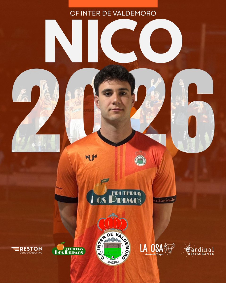 📢 OFICIAL | RENOVACIÓN NICO AGUIRRE

El CF Inter de Valdemoro confirma la continuidad de <a href="/nicoaguiirre_/">Nico Aguirre</a> , que seguirá una temporada más aportando trabajo y equilibrio en el campo.