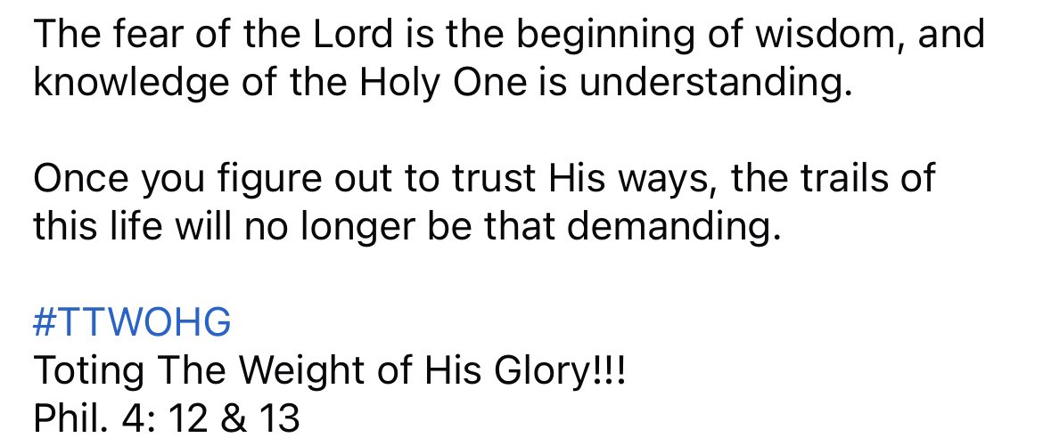 Proverbs 9:10

“The fear of the Lord is the beginning of wisdom, and knowledge of the Holy One is understanding.”