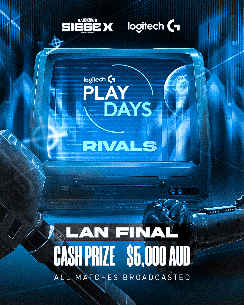 🧵 1/3

Step Up, 🤩 Squad Up, 💯 Sign Up. ⬇️

We're excited to be launching Logitech G Rivals, a brand new grassroots Rainbow 6 Siege X tournament designed to give YOU a chance to shine on the big stage. 😎