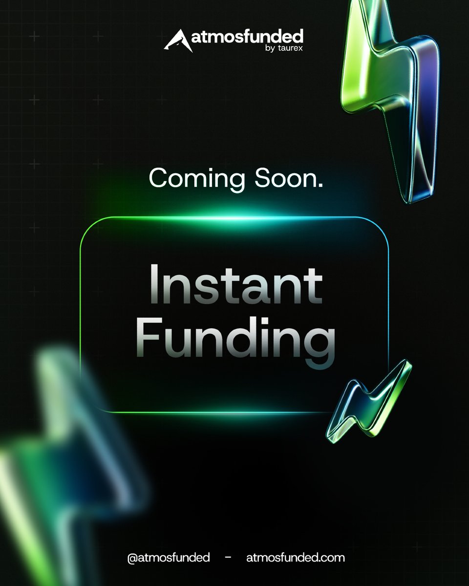Instant Funding. Coming Soon ⚡️

No more waiting. No more evaluations. Atmos is launching Instant Funding — giving traders access to capital without the delay.

Stay ready 🔥