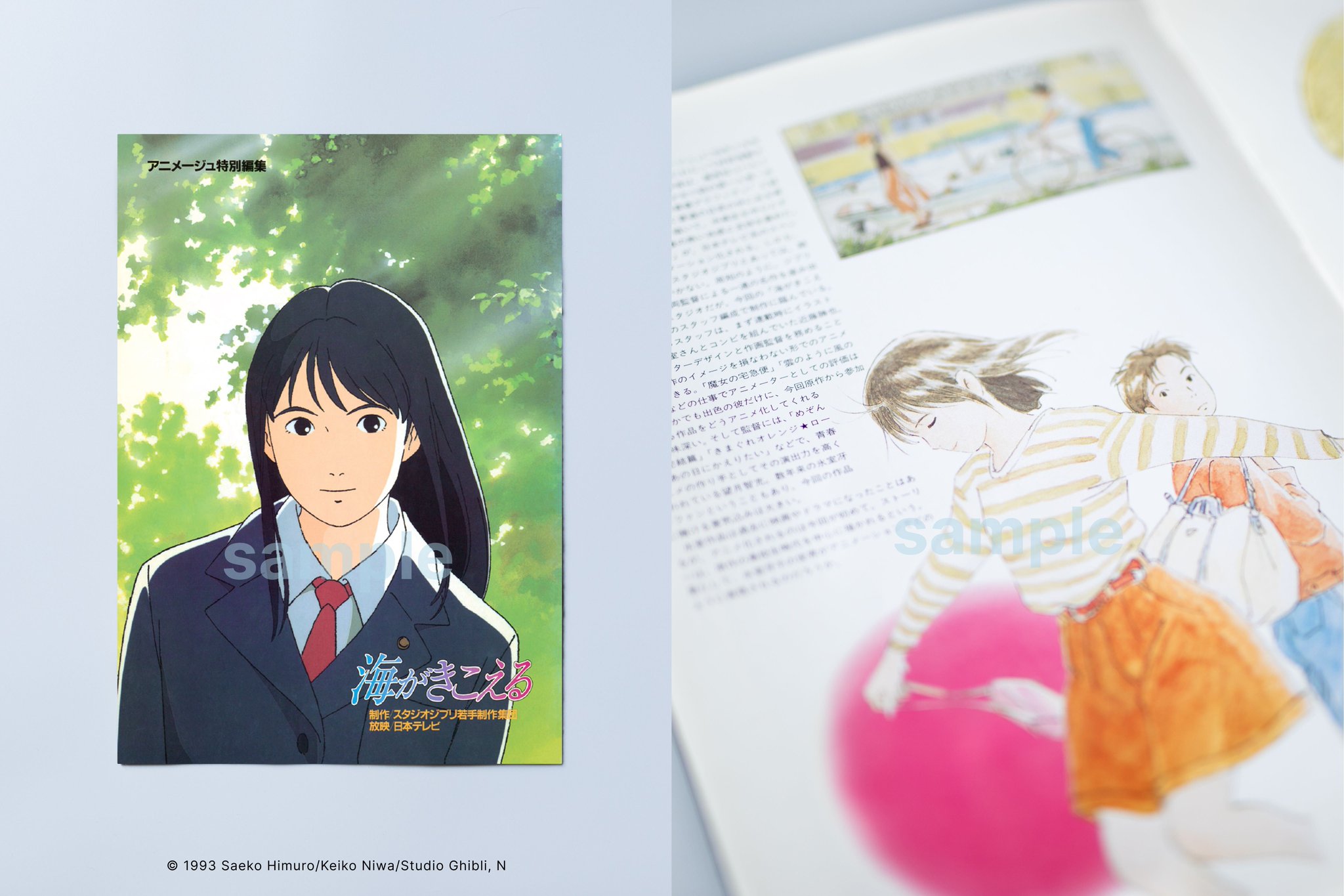未読 映画 海がきこえる 復刻版 パンフレット 上映記念ZINE セット 海がきこえる』復刻パンフレット & 上映記念ZINE（セット
