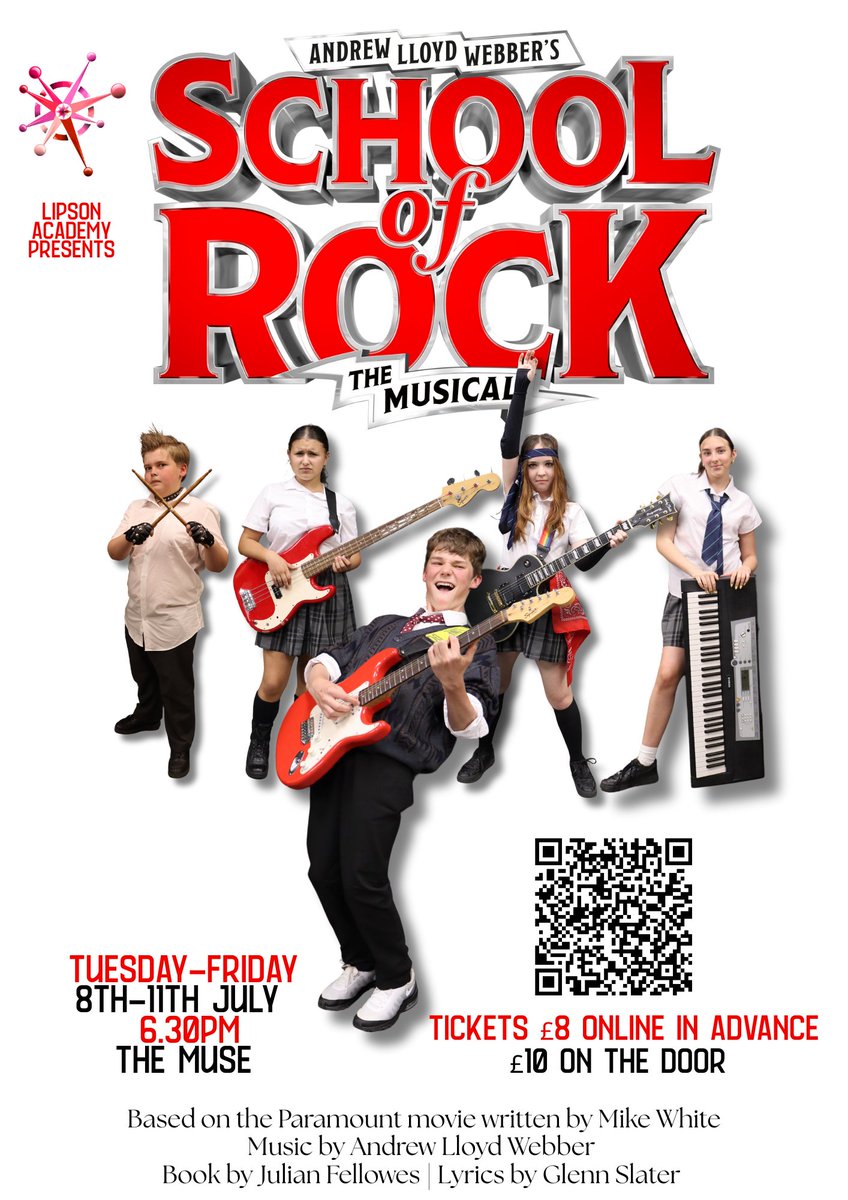 TONIGHT...

...in the Muse...

...at 6.30pm...

...WE ROCK! 🎸⚡️💥

Tickets £10 on the door or £8 in advance from ticketsource.co.uk/lipson-co-oper…

#LipsonLife 💙 #LipsonFamily 🫂 #Kindness  🫶