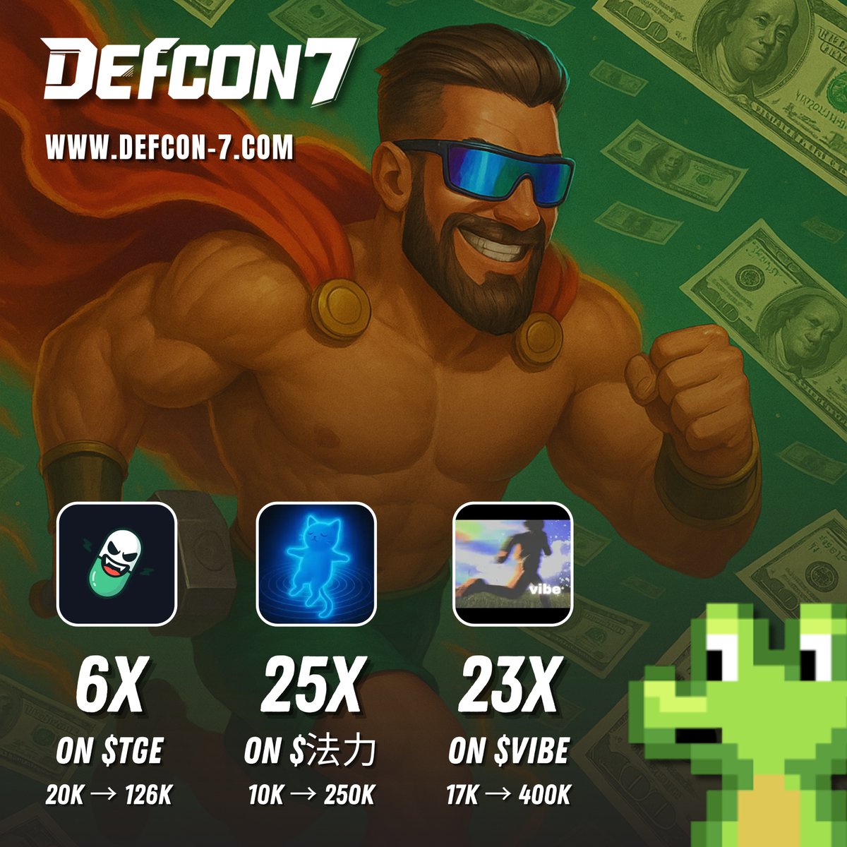 eth_taco's tweet image. GM GM! ☀️

I think I’ve cracked the code for @bonk_fun! 👀
Here are some of my recent drops in the Discord... 👇

25X on $法力
BuzLmjmCj3K4vEx8NN1g35R6BQfdNRuByDiPUP4Cbonk

23X on $VIBE
59KhDp7vwriraBZ2dESG6T1GkqPGQudic4riimaBbonk

6X on $TGE…