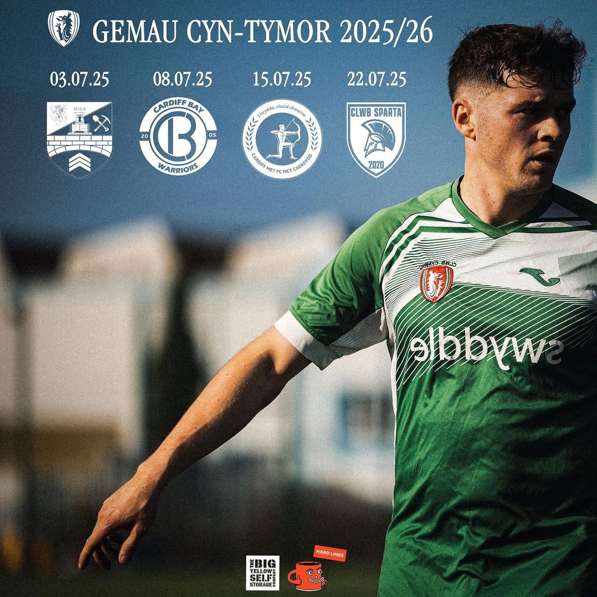Clwb Cymric (@clwbcymric) on Twitter photo 08/07 - <a href="/WarriorsCardiff/">Cardiff Bay Warriors ⚔️</a> - 7.15pm (Canal Park)
15/07 - <a href="/CardiffMetFC/">Cardiff Met Football Club</a> Reserves - 7.45pm (Cyncoed)
22/07 - <a href="/ClwbSparta/">Clwb Sparta FC</a> - 6.15pm (Cardiff West 3G) 08/07 - <a href="/WarriorsCardiff/">Cardiff Bay Warriors ⚔️</a> - 7.15pm (Canal Park)
15/07 - <a href="/CardiffMetFC/">Cardiff Met Football Club</a> Reserves - 7.45pm (Cyncoed)
22/07 - <a href="/ClwbSparta/">Clwb Sparta FC</a> - 6.15pm (Cardiff West 3G)