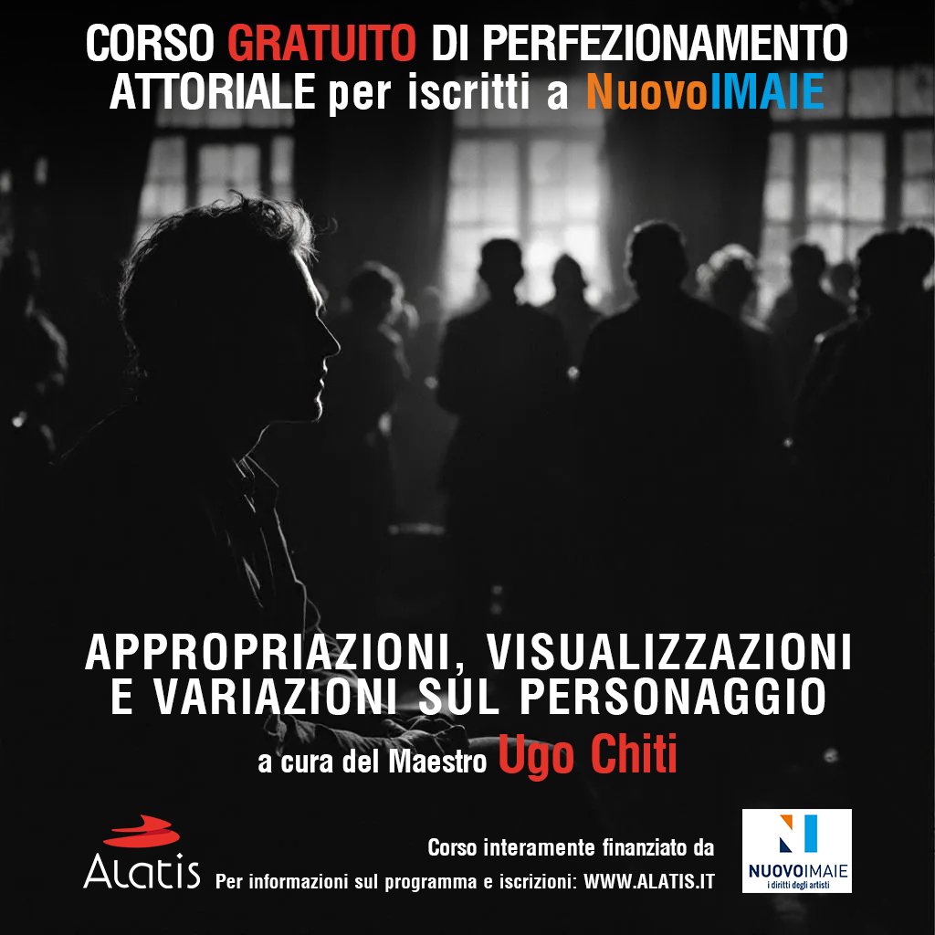 #NEVERSTOPLEARNING A FIRENZE CORSO DI ALTA FORMAZIONE PER ATTORI E ATTRICI NUOVO IMAIE A CURA DEL MAESTRO UGO CHITI

Alle 15:00 Alessandro Salaorni sarà ospite del nostro spazio dedicato ai corsi di Alta Formazione NUOVO IMAIE

🔴 LIVE 👉 youtube.com/watch?v=HVmAAG…