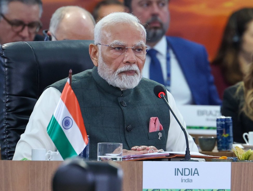 Dakshin – Global South Centre of Excellence (@dakshinnews) on Twitter photo At the #BRICS Summit session on Environment, COP30, and Global Health, PM <a href="/narendramodi/">Narendra Modi</a> affirmed that India, as BRICS Chair next year, will prioritise the #GlobalSouth and focus on a people-centric and “humanity first” approach.
Read more: mea.gov.in/press-releases…
#IndiaAtBRICS At the #BRICS Summit session on Environment, COP30, and Global Health, PM <a href="/narendramodi/">Narendra Modi</a> affirmed that India, as BRICS Chair next year, will prioritise the #GlobalSouth and focus on a people-centric and “humanity first” approach.
Read more: mea.gov.in/press-releases…
#IndiaAtBRICS