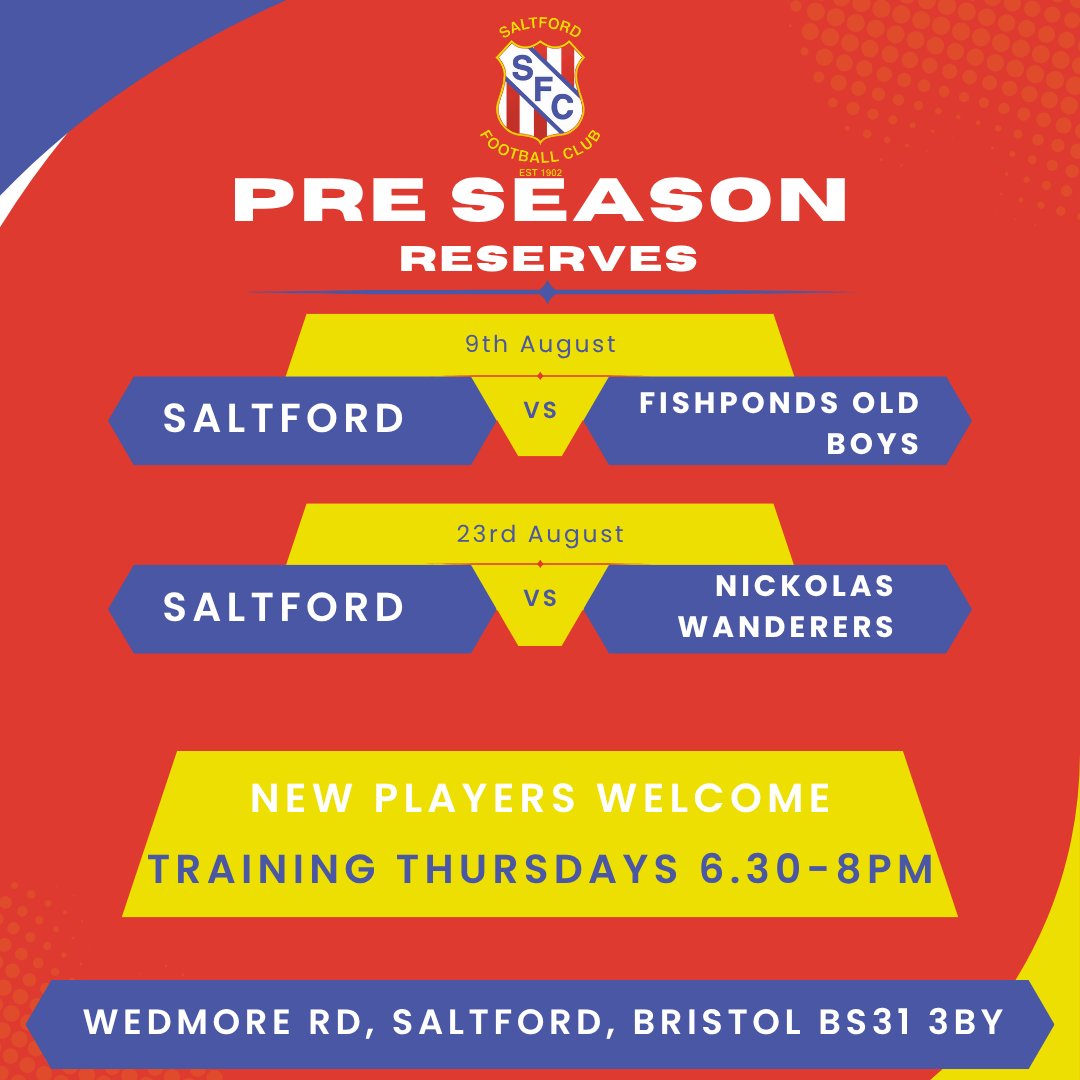 Saltford_FC's tweet image. Seniors pre season has already kicked off with further pre season friendlies to come!