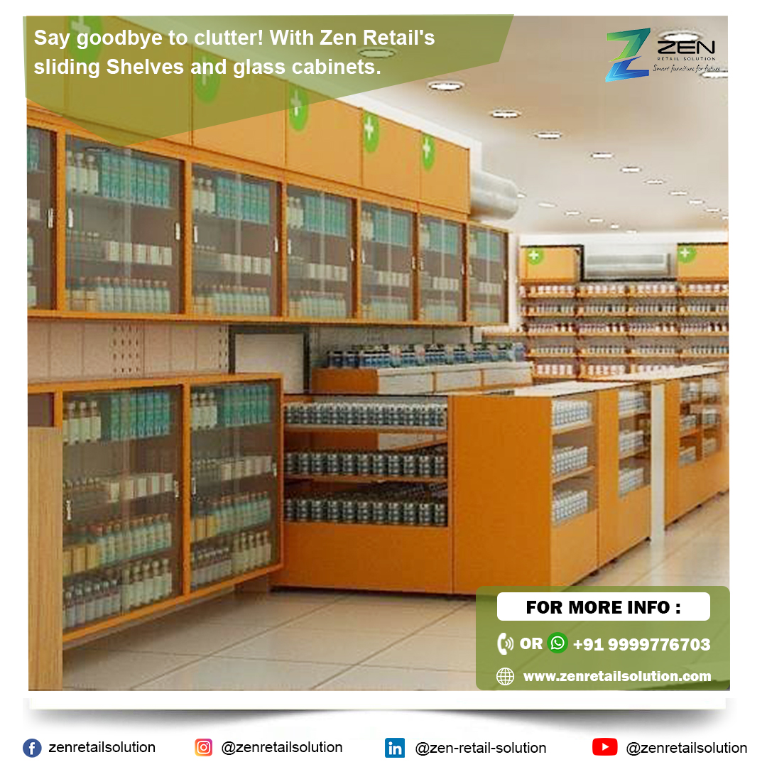 zenretailsolut1's tweet image. Say goodbye to clutter &amp;amp; hello to class! ✨
.
.
Upgrade with Zen Retail’s sliding shelves &amp;amp; glass cabinets.
✅ Modern look
✅ Smart storage
✅ Setup in 48HOURS!!

📞 +91 99997 76703
🌐 zenretailsolution.com

#StoreUpgrade #SmartStorage #ZenRetail #RetailMakeover