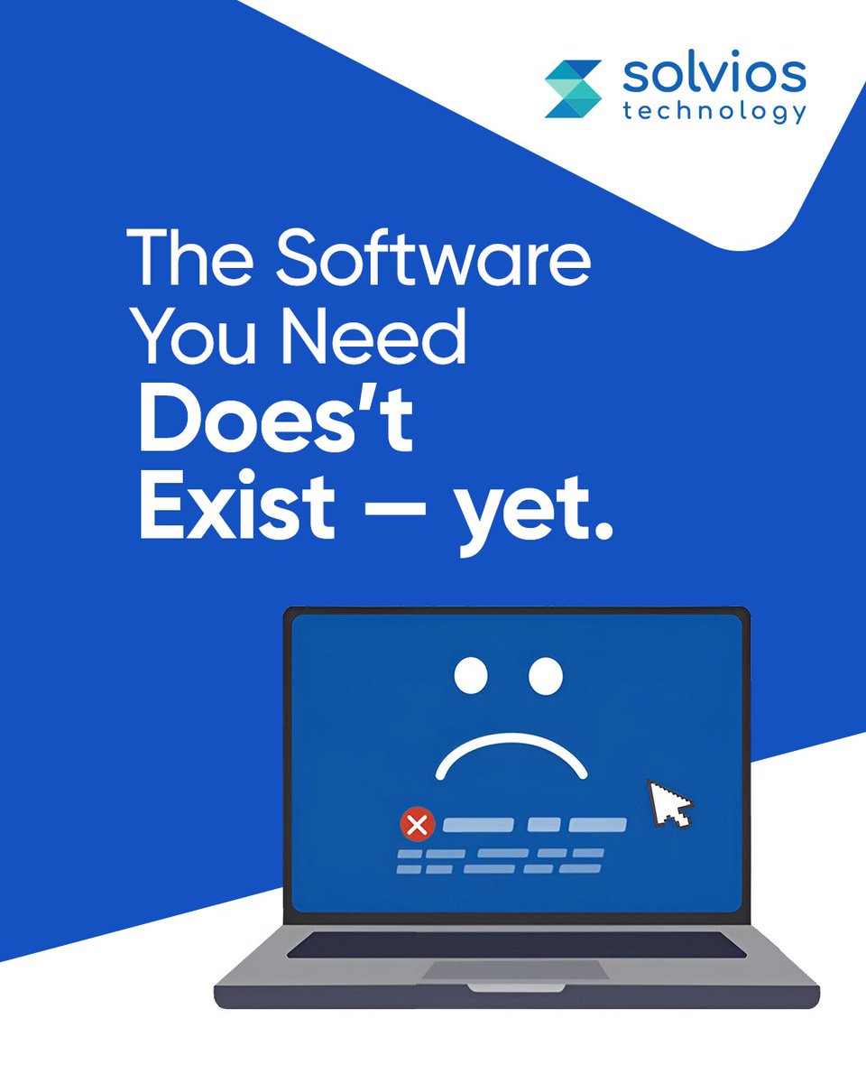 solviostech's tweet image. Still duct-taping tools together to run your business?
It’s messy. It’s slow. It doesn’t scale.
A custom web app → built for your workflow, not someone else’s.
Stop settling. Start scaling.
🔧 Powered by Solvios Technology.
#CustomWebApp #SaaS #TechForGrowth #Solvios