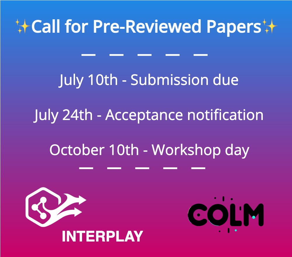 interplaywrkshp's tweet image. Missed a spot? We have a 2nd call for ARR or rejected COLM papers discussing the INTERPLAY between LM internals and behavior! ✨
Join us for this @COLM_conf workshop in Montréal! 🇨🇦
CfP: shorturl.at/sBomu
OpenReview: shorturl.at/WwWhg
#nlproc #interpretability