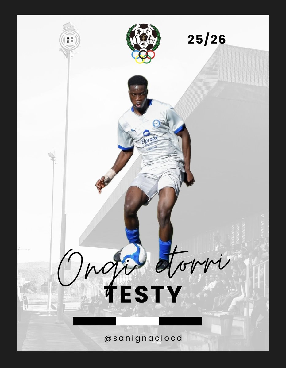 CD SAN IGNACIO (@cdsani) on Twitter photo ✅ ¡OFICIAL!
👤 Testimony Onukwuru es nuevo jugador del Sani.
Joven defensa que la temporada pasada se encontraba cedido por el <a href="/deportivoalaves/">#animopues</a> en el Aurrera JDH nos aportará solidez, contundencia y mucho trabajo.
ESKERRIK ASKO Testi! 🖤🤍 ✅ ¡OFICIAL!
👤 Testimony Onukwuru es nuevo jugador del Sani.
Joven defensa que la temporada pasada se encontraba cedido por el <a href="/deportivoalaves/">#animopues</a> en el Aurrera JDH nos aportará solidez, contundencia y mucho trabajo.
ESKERRIK ASKO Testi! 🖤🤍