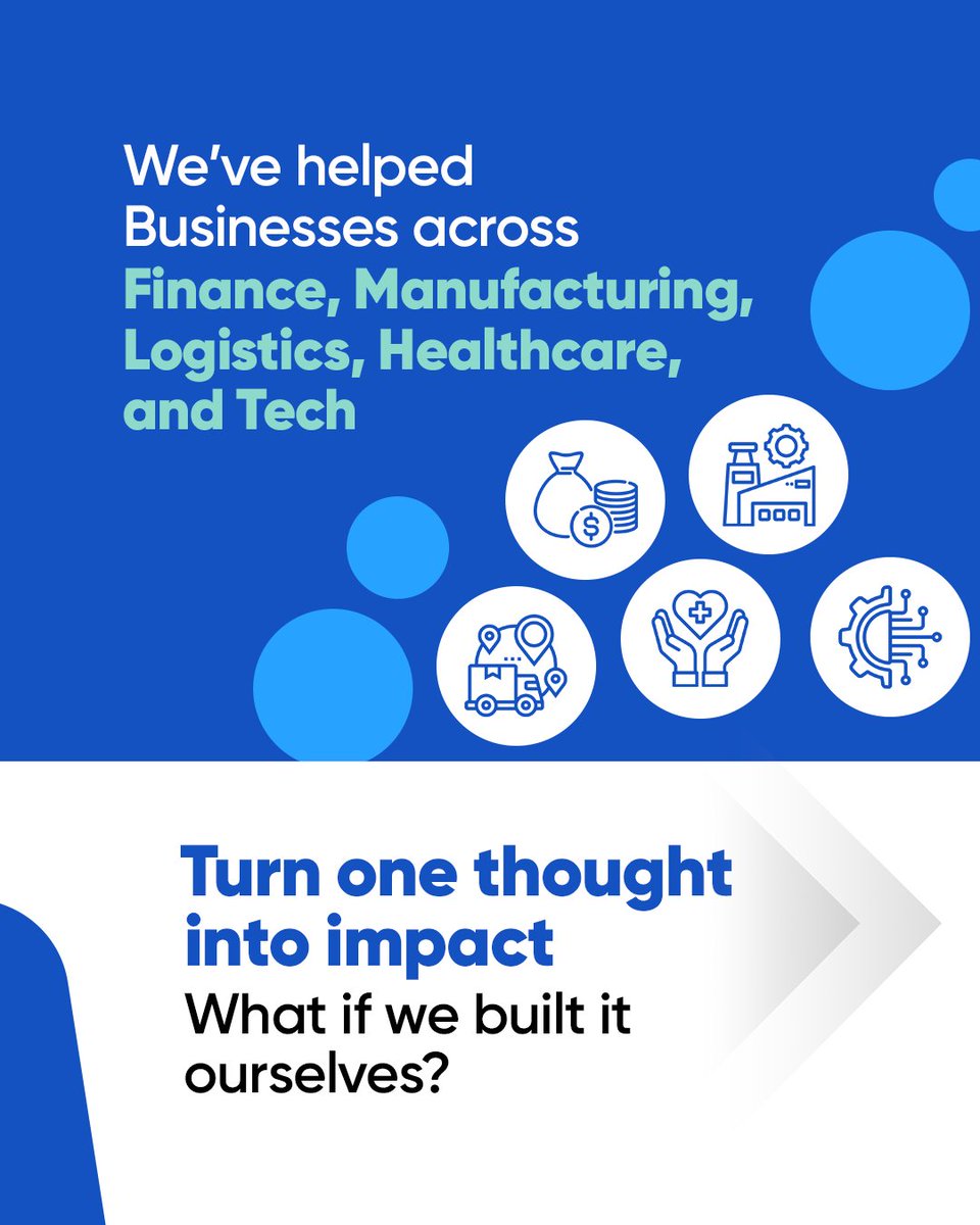 solviostech's tweet image. Your business is unique.
So why are you still using off-the-shelf software?
Custom tools = fewer hacks, smarter systems, real growth.

If it doesn’t exist, build it.
We’ll help.

#TechSolutions #CustomWebApplication #TechInnovation #SolviosTechnology