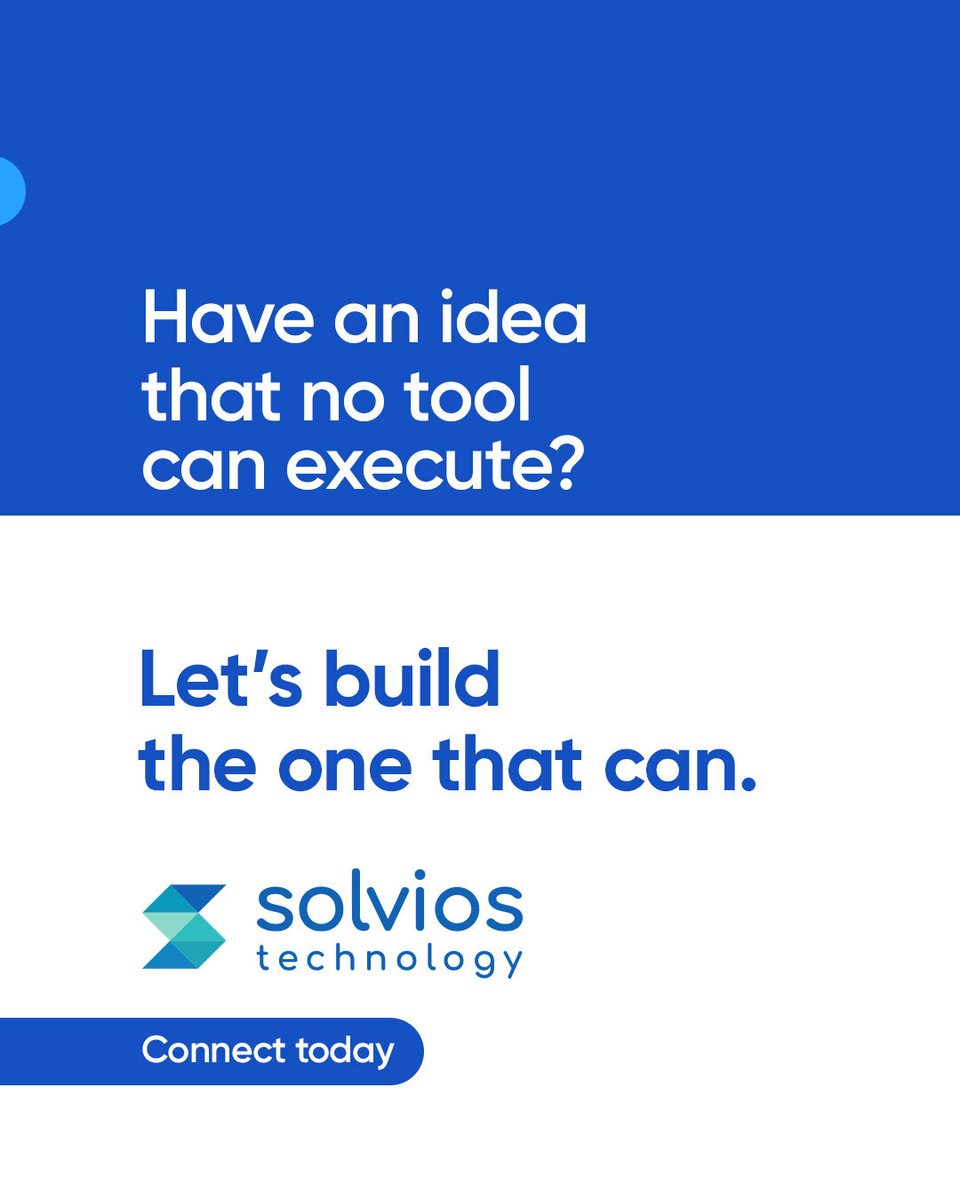 solviostech's tweet image. Your business is unique.
So why are you still using off-the-shelf software?
Custom tools = fewer hacks, smarter systems, real growth.

If it doesn’t exist, build it.
We’ll help.

#TechSolutions #CustomWebApplication #TechInnovation #SolviosTechnology