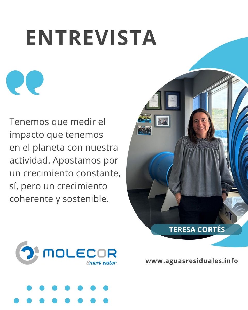 aguasresiduales.info (@aguaresiduales) on Twitter photo Teresa Cortรฉs, Area Manager de <a href="/Molecor/">Molecor</a> , nos habla del รฉxito internacional de la compaรฑรญa:
๐นInnovaciรณn
๐นInternacionalizaciรณn
๐นAgilidad estratรฉgica
Con su tecnologรญa de orientaciรณn molecular, Molecor lidera el sector a nivel global.
Entrevista completa
aguasresiduales.info/revista/entrevโฆ Teresa Cortรฉs, Area Manager de <a href="/Molecor/">Molecor</a> , nos habla del รฉxito internacional de la compaรฑรญa:
๐นInnovaciรณn
๐นInternacionalizaciรณn
๐นAgilidad estratรฉgica
Con su tecnologรญa de orientaciรณn molecular, Molecor lidera el sector a nivel global.
Entrevista completa
aguasresiduales.info/revista/entrevโฆ