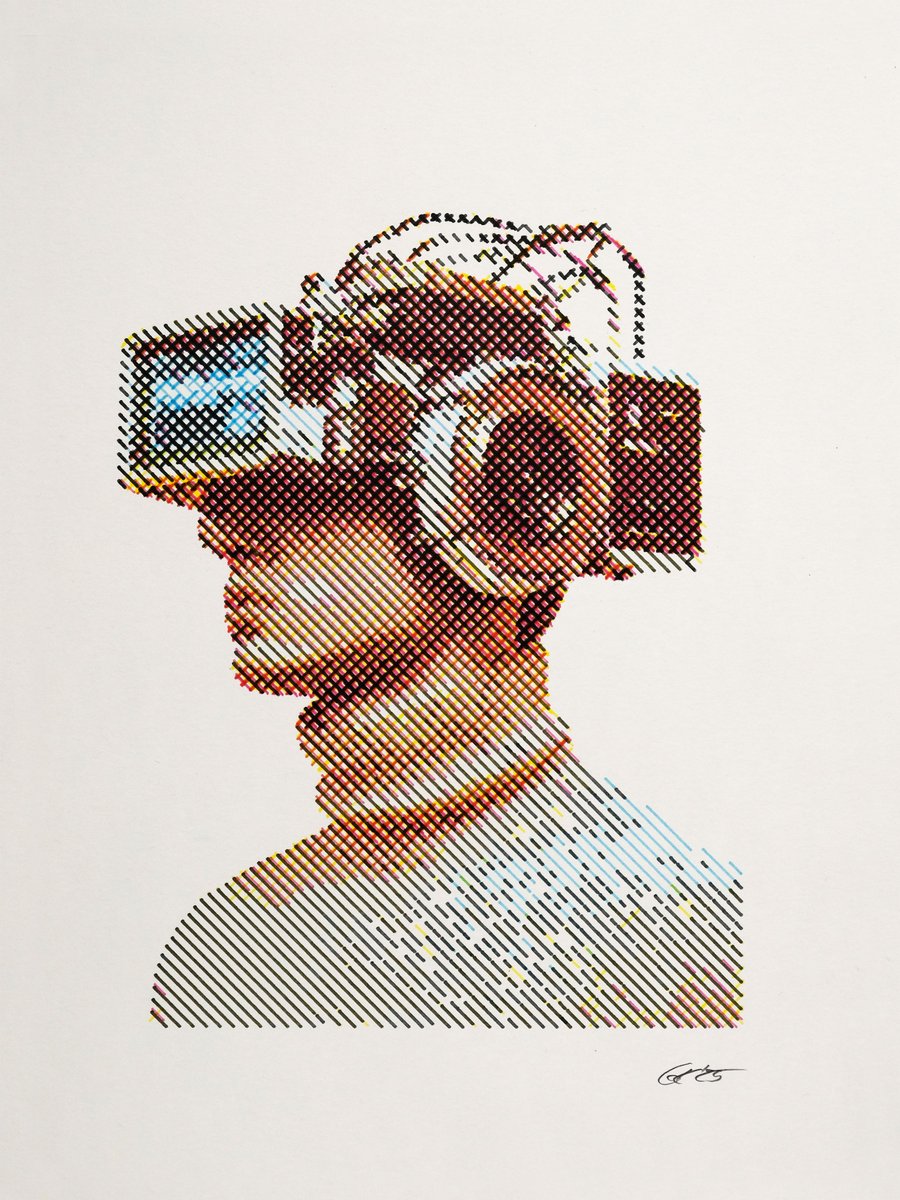 monotonstereo's tweet image. Recent ongoing series &quot;Schöne Aussicht&quot;.  Ink pens on paper . 30x40 cm.  2025. Originals + Augmented Reality
#plottertwitter #AugmentedReality