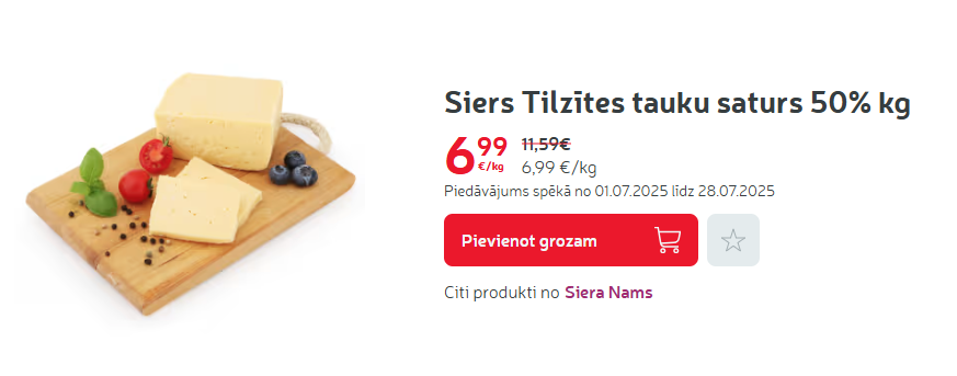 Itālijā ir 350+ dažādu makaronu veidu. Mums ir pašu 🇱🇻čempions ar 35+ veidiem - Dobeles dzirnavnieks. Jāpērk, jo <a href="/RimiLatvija/">Rimi</a> 50% atlaide 1kg iepakojumam. Makaroni ar sieru... mmm.🥰 Tilzītes sieram 40% atlaide. Izdevīgāk kā citur!
Arī E-veikalā rimi.lv/e-veikals
#Sadarbība