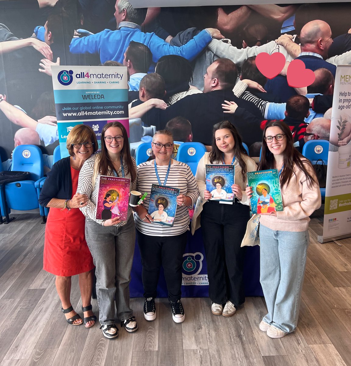 Great to be here at #EthiadStadium in Manchester for the <a href="/MidwiferyForum/">Maternity & Midwifery Forum</a> with fabulous midwives and students - sharing resources and love! 
<a href="/TPM_Journal/">ThePractisingMidwife</a> <a href="/sheena_byrom/">💕Sheena Byrom she/her 💕</a>