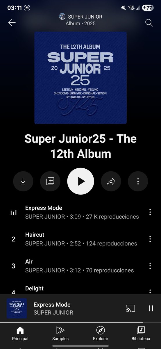 Cielos 3:00 de la mañana
Hagan stream 💙⬅️

#SUPERJUNIOR
#SUPERJUNIOR_ExpressMode