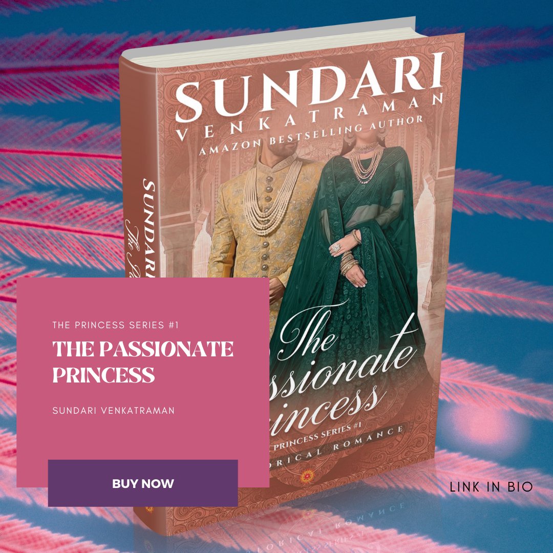 THE PASSIONATE PRINCESS #SundariVenkatraman #ThePassionatePrincess #HistoricalRomance #bestseller #Paperback #KindleUnlimited Her heart galloped like a horse as she felt the muscular contours of a male form against her soft and luscious feminine body. amazon.in/dp/B0B15HQR3R