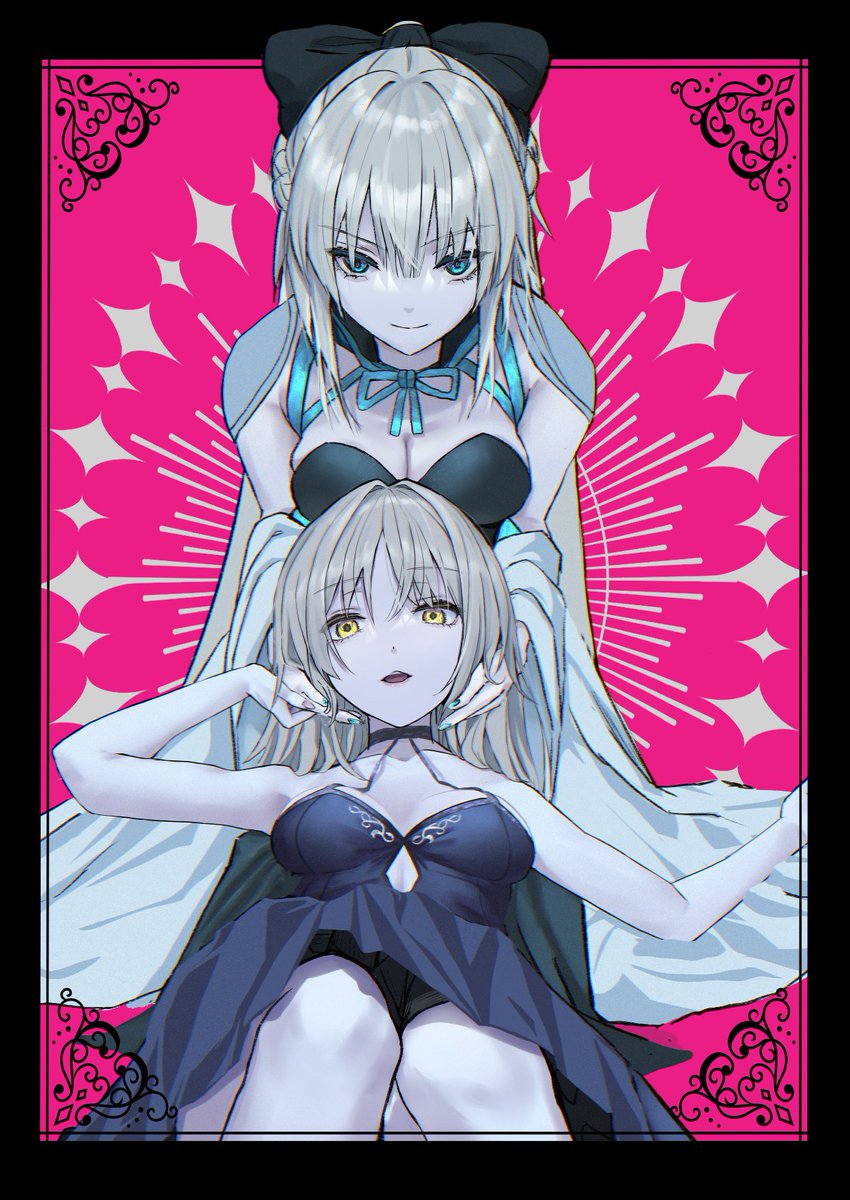 モルガン*オルタ
背景付きフルサイズとは本誌で掲載予定です～！
#FGO #C106